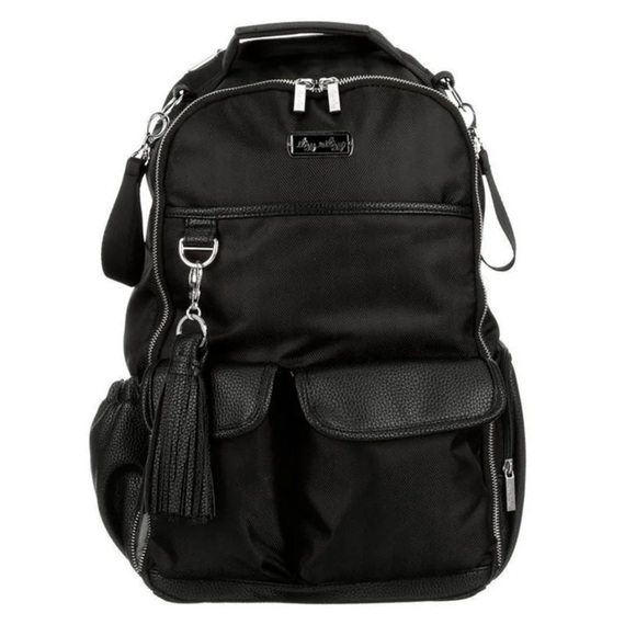 Itzy Ritzy Boss Backpack in Black Herringbone - Picture 1 of 16